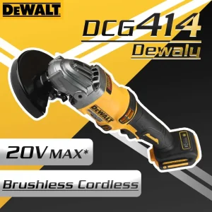 DEWALT Brushless DCG414 Grinder 125 Grinding Machine Power Tool ElectricGrinder Rechargeable Wireless Drill Tools